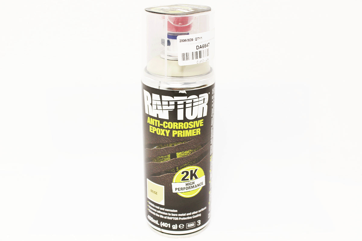GA6647 LAND ROVER - RAPTOR 2K EPOXY PRIMER AEROSOL BEIGE SINGLE From RAPTOR