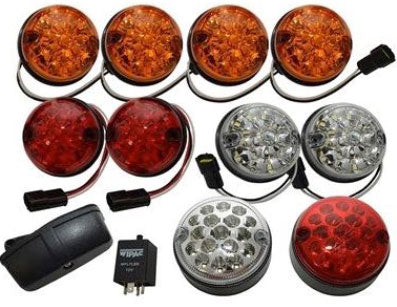 GL1292 LAND ROVER - LED COLOURED LIGHT KIT 73MM - DEFENDER From WIPAC