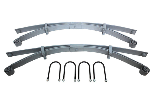 GPB002 LAND ROVER - REAR PARABOLIC SPRING SET INCLUDING U BOLTS FOR SERIES 2- 3 SWB OE