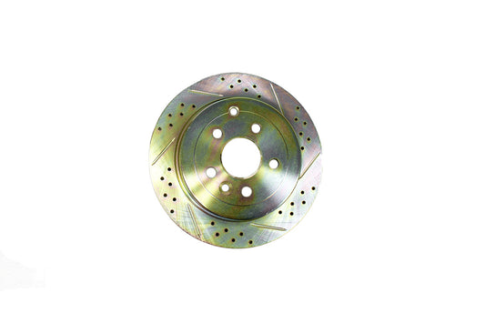 LR001018CDG LAND ROVER - Rear solid cross drilled and grooved brake discs for Freelander 2 2.2D