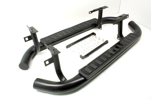 LR008379B LAND ROVER - SIDE STEPS - BLACK - DEF. 90 - 2007 ON From TF ALLMAKES