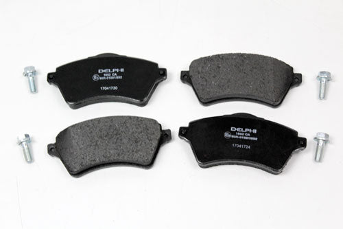 LR021899G LAND ROVER - BRAKE PAD SET FOR FRONT BRAKES - REQUIRES NEW GUIDE PINS - Suitable for Freelander 1 From DELPHI