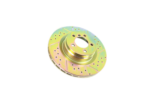 LR031843CDG LAND ROVER - Front cross drilled and grooved vented brake discs for L322 10-12