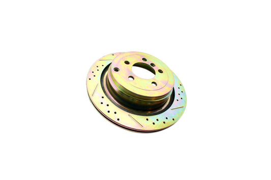 LR031844CDG LAND ROVER - Rear cross drilled and grooved vented brake discs for L322 10-12