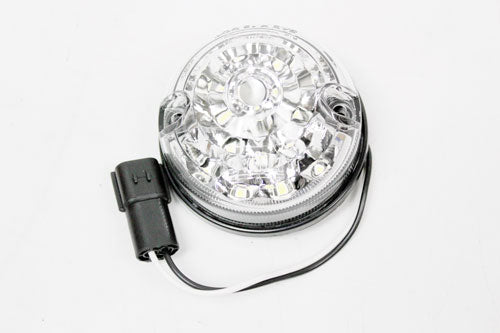LR048189LEDCL LAND ROVER - 73mm clear LED side light for Defenders