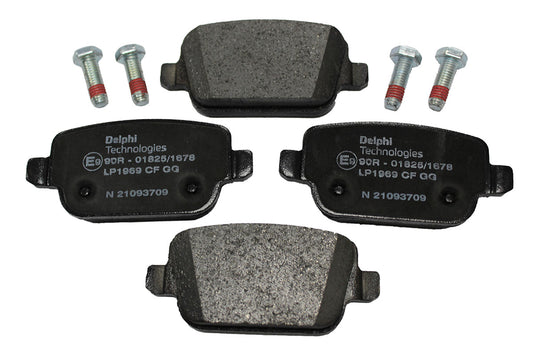LR134697G LAND ROVER - BRAKE PAD SET FOR REAR BRAKES - DIESEL ENGINE - Suitable for Freelander 2 From DELPHI