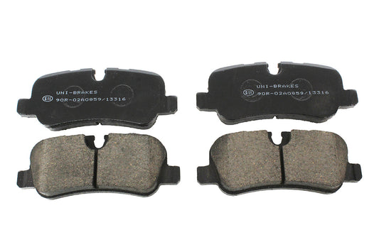 LR139969 LAND ROVER - BRAKE PAD SET FOR REAR BRAKES - AXEL SET WITH SPRINGS - Suitable for Discovery 4, Range Rover 10-12 & Range Rover Sport 10-13 From UNIBRAKES