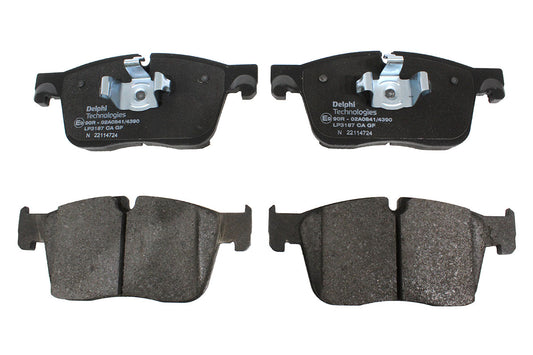 LR160444G LAND ROVER - BRAKE PADS LESS SPRINGS - RR VELAR From DELPHI