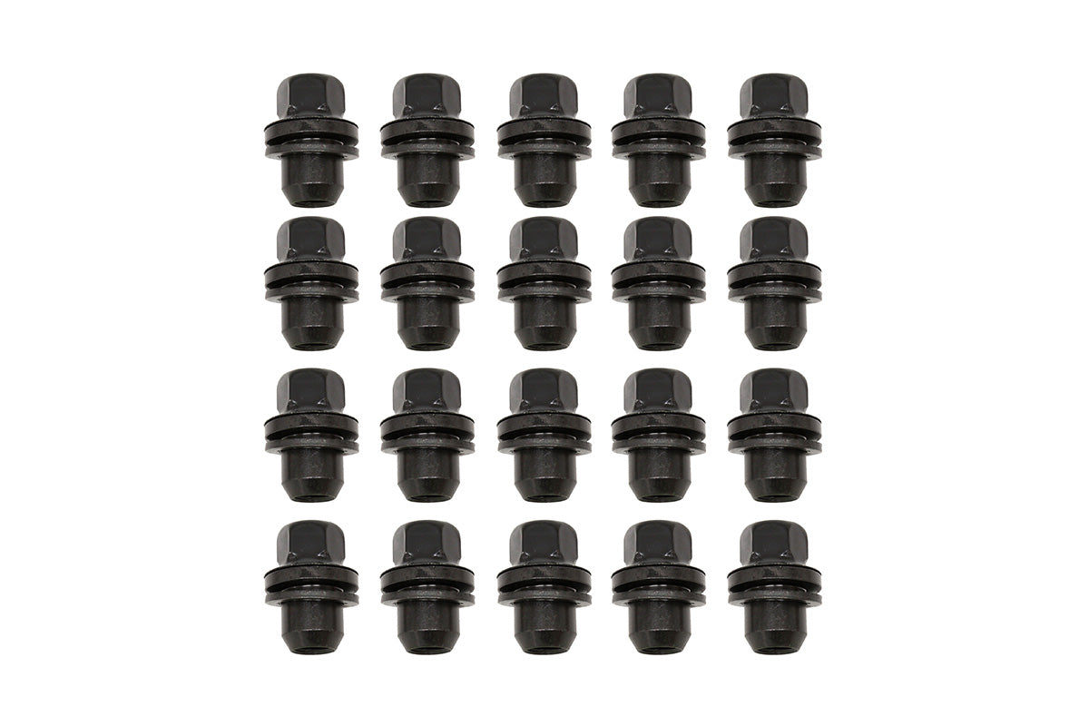 LR173842BX LAND ROVER - WHEEL NUT - SATIN BLACK X 20