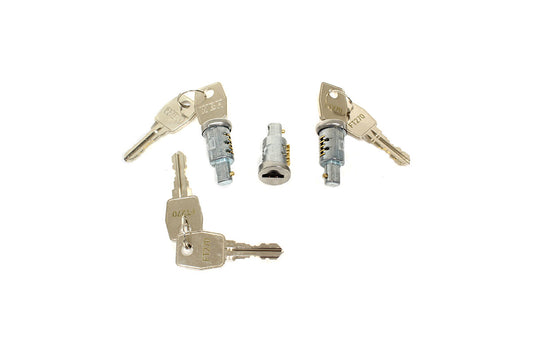 MTC6504 LAND ROVER - LOCK AND KEYS - 3 BARRELS 2 KEYS - WITHOUT STEERING COLUMN LOCK - Suitable for Defender 1983-2006