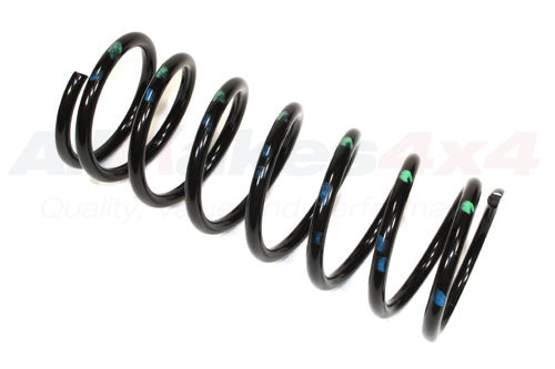 NRC9446 LAND ROVER - SPRING - COIL - FRONT SUSPENSION - RH - GREEN AND BLUE - Suitable for Defender 90 83-06