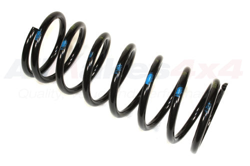 NRC9447 LAND ROVER - SPRING - COIL - FRONT SUSPENSION - L.H - BLUE AND YELLOW - Suitable for Defender 90 83-06