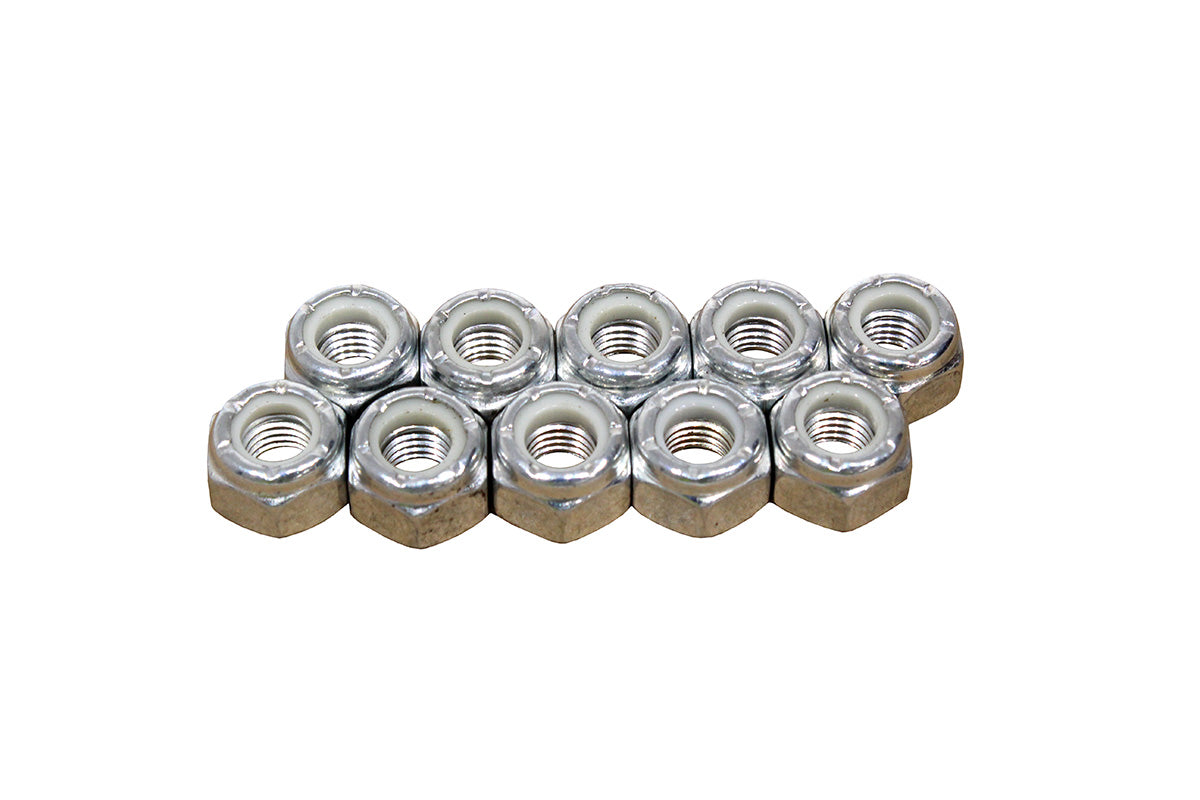 NY604041L LAND ROVER - 1/4 UNF NYLOC NUTS BZP
