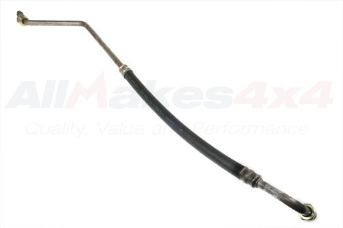 PBP500190 LAND ROVER - HOSE - OIL COOLER TO ENGINE - Suitable for Discovery 1, Defender 1983-2006