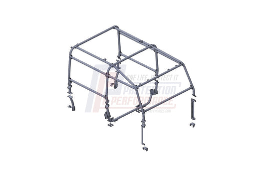 PPLR108 LAND ROVER - P&P 90 6 POINT FULL EXTERNAL ROLL CAGE
