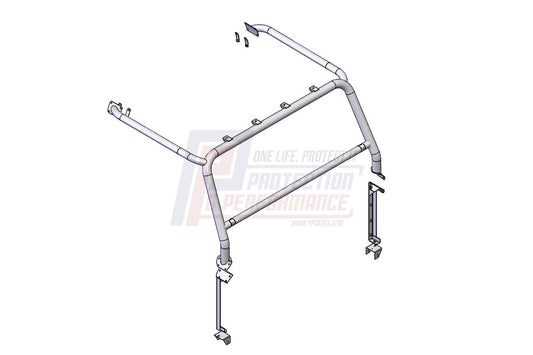 PPLR230 LAND ROVER - P&P 90/110/130 65MM EXTERNAL WINDSCREEN HOOP & SIDE RAILS LARGE TUBE