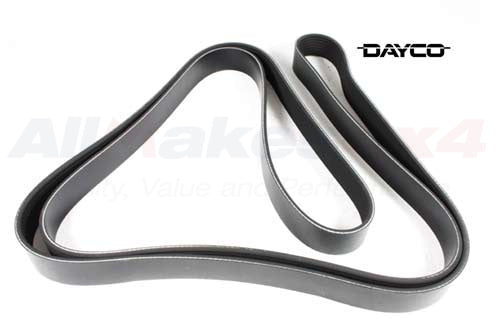 PQS500430 LAND ROVER - DRIVE BELT - AUXILIARY - TD8 3.6 DIESEL - Suitable for Range Rover 02-09, Range Rover 10-12 From DAYCO