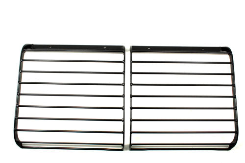 STC53161 LAND ROVER - Front hinged light guards for Defenders