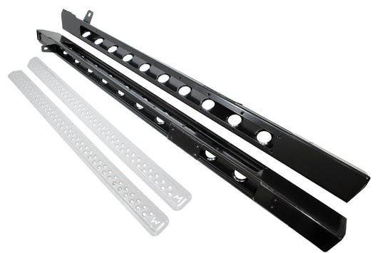 TF0023 LAND ROVER - TERRAFIRMA TRED ROCK SLIDERS FOR DEFENDER 110