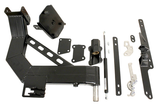 TF059 LAND ROVER - TERRAFIRMA CHASSIS MOUNTED SINGLE ARM SPARE WHEEL CARRIER 90/110