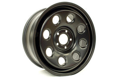TF152 TERRAFIRMA LAND ROVER - Black modular 18x8 steel wheel for D3/D4/RRS/L322 with nuts