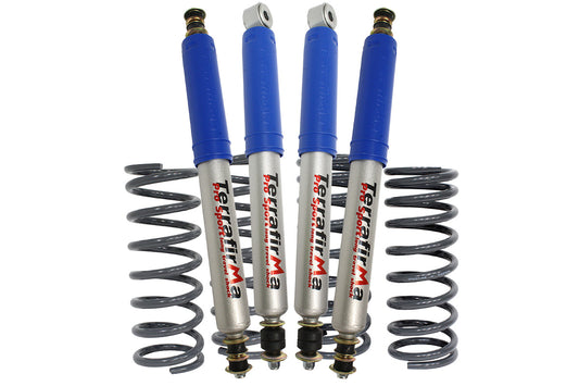 TF198 TERRAFIRMA LAND ROVER - Standard ride height heavy load suspension kit Defender 90 Pro Sport shocks