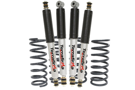 TF199 TERRAFIRMA LAND ROVER - Standard ride height heavy load suspension kit Defender 110 All Terrain shocks