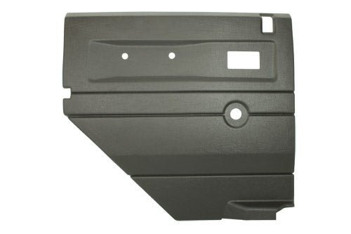 TF2483 TERRAFIRMA LAND ROVER - Dark grey push button manual window LH rear door card DEF up to 2007