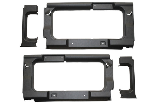 TF2751 TERRAFIRMA LAND ROVER - DEFENDER 110SW DARK GREY REAR WINDOW TRIM PANELS WITH WINDOWS