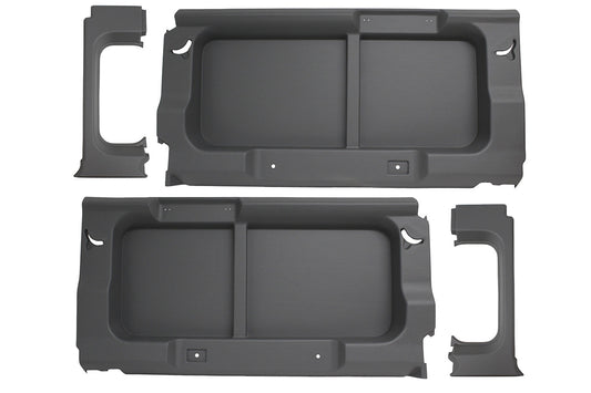 TF2754 TERRAFIRMA LAND ROVER - DEFENDER 110COMM DARK GREY REAR WINDOW TRIM PANELS WITHOUT WINDOWS