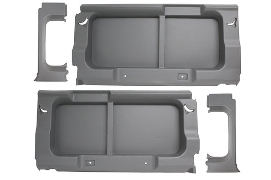 TF2755 TERRAFIRMA LAND ROVER - DEFENDER 110COMM LIGHT GREY REAR WINDOW TRIM PANELS WITHOUT WINDOWS