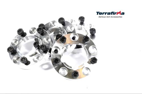 TF301 TERRAFIRMA LAND ROVER - 30mm alloy wheel spacer set for DEF/D1/RRC