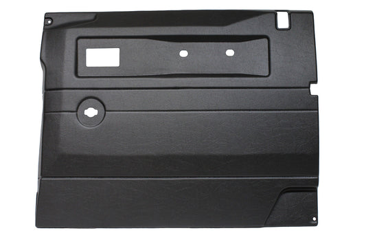 TF3262 TERRAFIRMA LAND ROVER - BLACK RH PUSH BUTTON DOOR CARD WITH MANUAL WINDOWS DEF 2007 ON