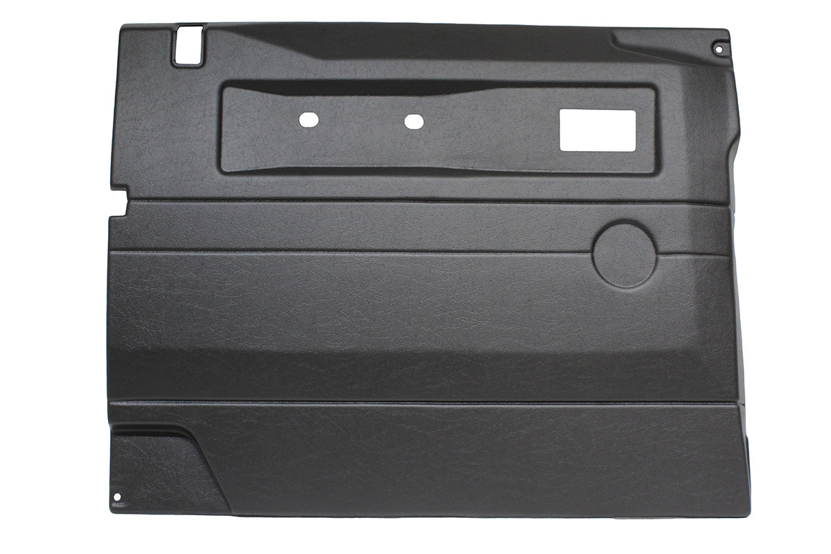 TF3269 TERRAFIRMA LAND ROVER - DARK GREY LH PUSH BUTTON DOOR CARD WITH ELECTRIC WINDOWS DEF 2007 ON