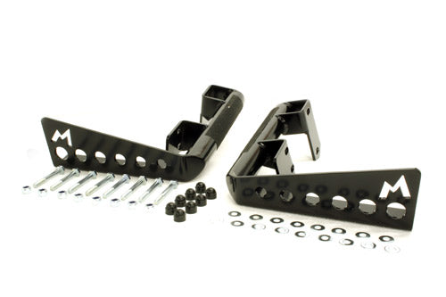 TF571 TERRAFIRMA LAND ROVER - Pair of heavy duty rear bumper corners for Defender 110 without SWC