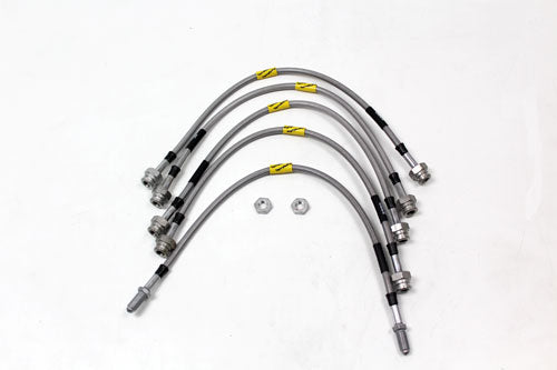 TF647GD TERRAFIRMA LAND ROVER - 5 line 2 inch extended stainless steel brake hose kit Discovery 1 92-1994