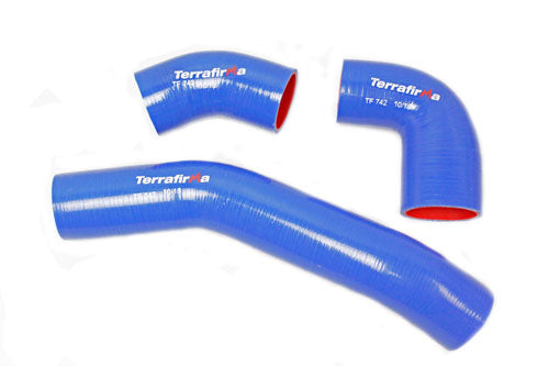 TF742 TERRAFIRMA LAND ROVER - Blue silicone intercooler hose kit for Defender Tdci 2.2