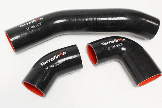 TF745 TERRAFIRMA LAND ROVER - Black silicone intercooler hose kit for Defender Tdci 2.2