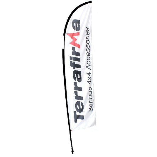 TF792 LAND ROVER - TERRAFIRMA FEATHER FLAG