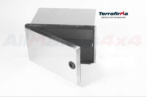TF887 TERRAFIRMA LAND ROVER - Stainless steel in front of rear wheel side locker 110 hard top & pick up
