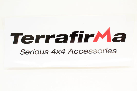 TFDECAL2 LAND ROVER - TERRAFIRMA STICKER 500MM X 200MM