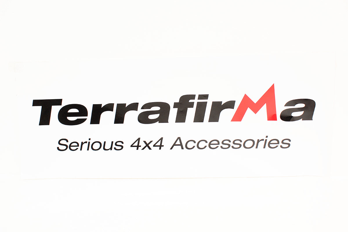 TFDECAL3 LAND ROVER - TERRAFIRMA STICKER 650MM X 250MM