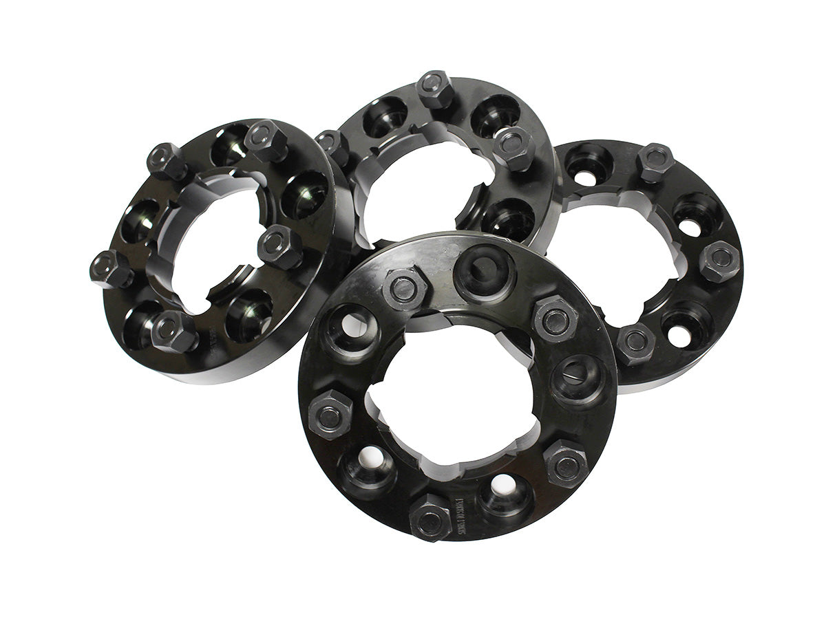TF301B LAND ROVER - TERRAFIRMA LAND ROVER - 30mm black alloy wheel spacer set for DEF/D1/RRC