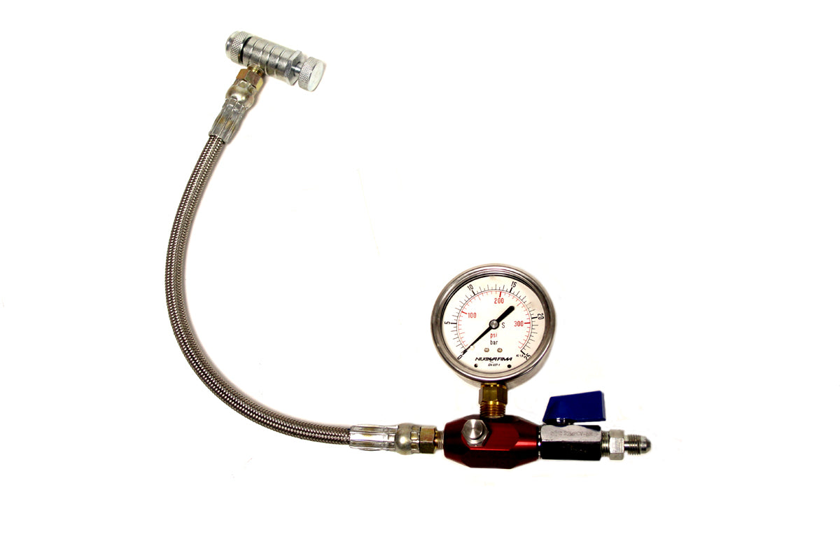 TFGASKITPRO LAND ROVER - SHOCK GASSING CHECK HOSE & GAUGE