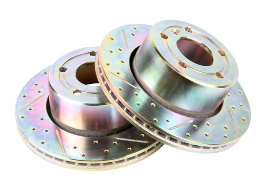 SDB000380CDG LAND ROVER - Front cross drilled and grooved vented brake discs for Discovery 2