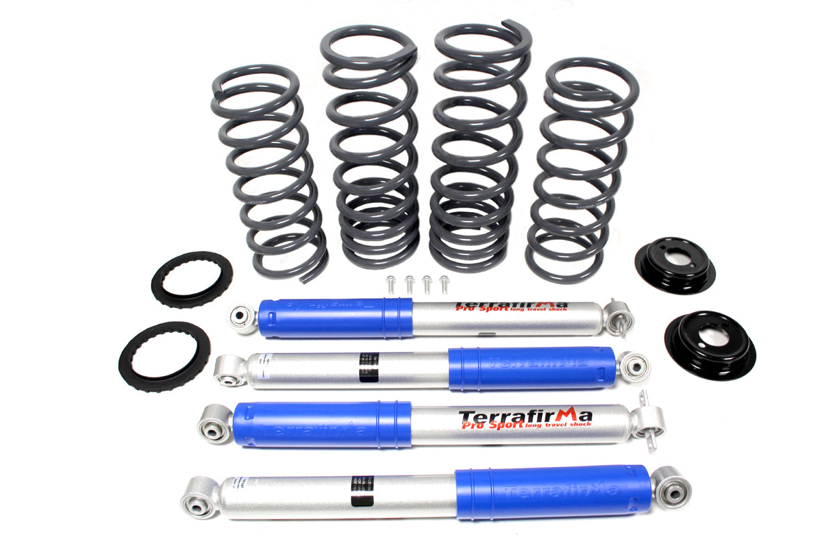 TF230 LAND ROVER - TERRAFIRMA LAND ROVER - 2" lift heavy load air to coil conv kit with +2" Pro Sport shocks Discovery 2