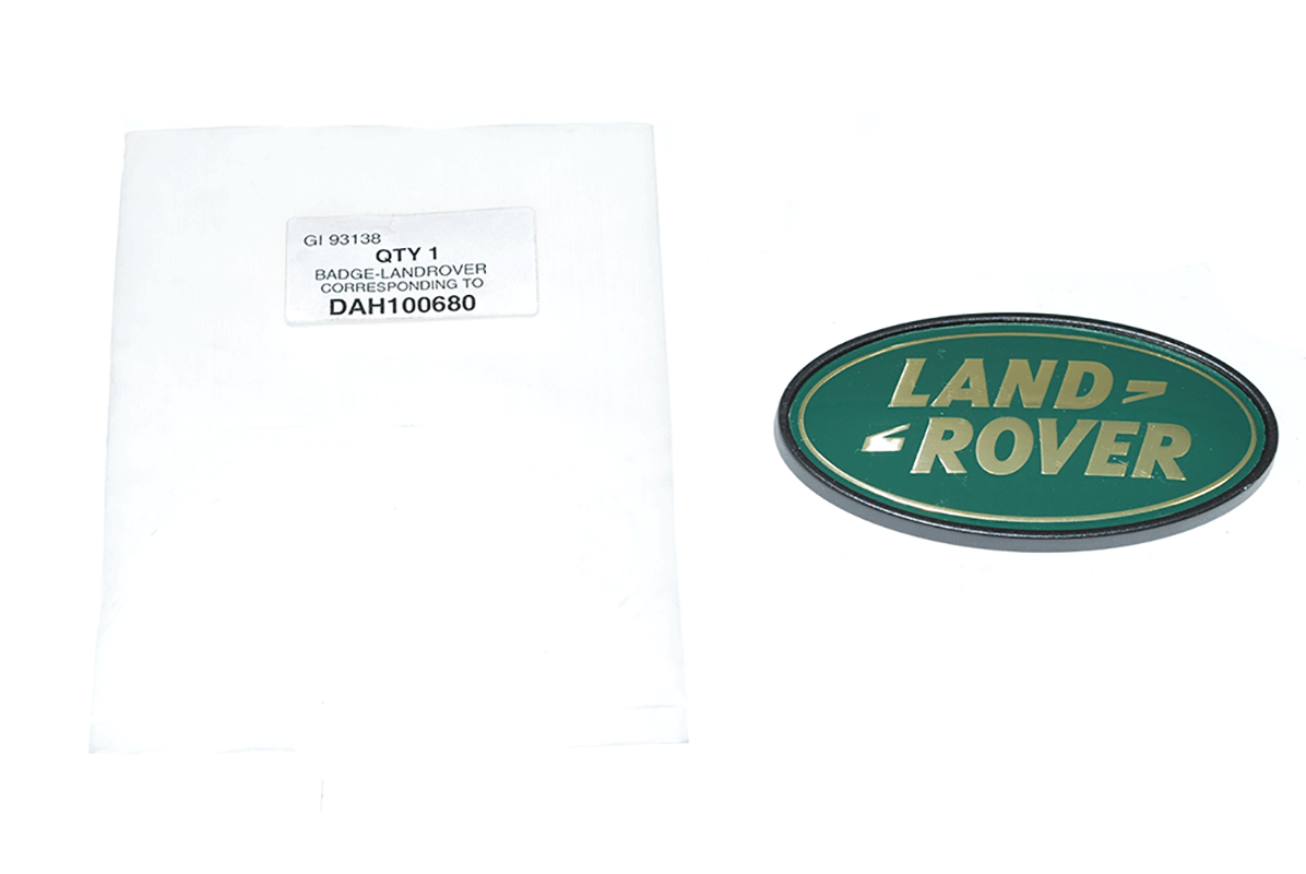 DAH100680LR LAND ROVER - NAME PLATE - PLASTIC