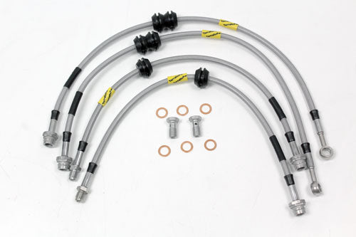TF659GD LAND ROVER - TERRAFIRMA LAND ROVER - 4 line 2 inch extended stainless steel brake hose kit RR Evoque