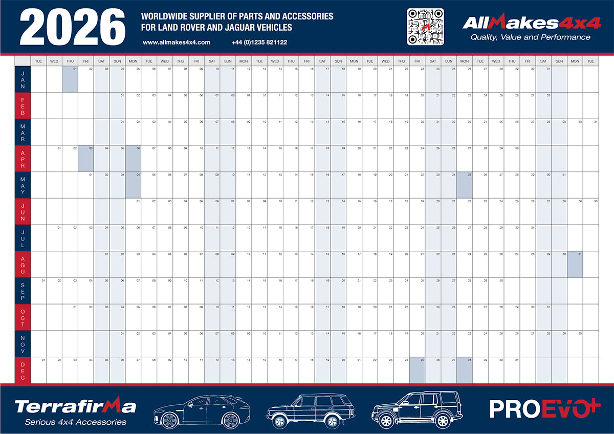 WALLPLANNER2026 2026 WALL PLANNER A1 (841 x 594 mm)