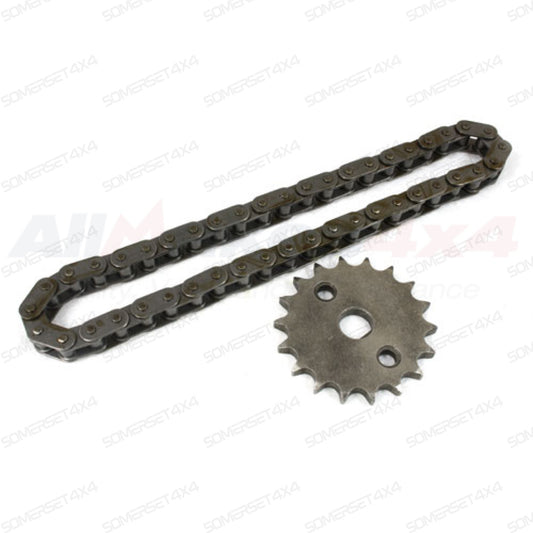 LQX100130 LAND ROVER - CHAIN AND SPROCKET - ANCILLIARY - SET OIL PUMP - TD5 From ALLMAKES